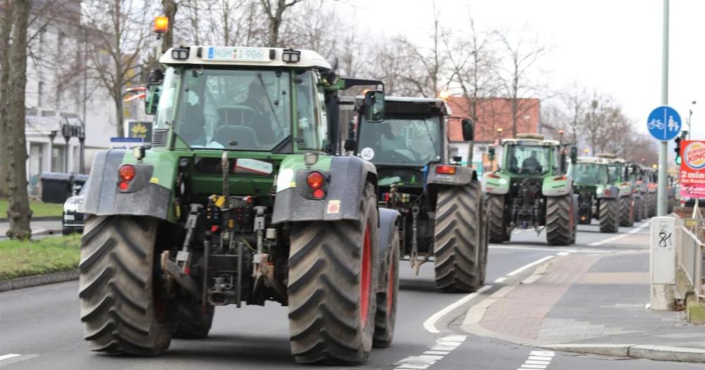 Agricultores alemanes, polacos y checos protestan contra la política agrícola de la UE