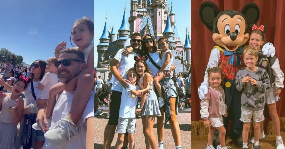 El álbum de fotos de las vacaciones familiares de Paula Chaves y Pedro Alfonso en Disney