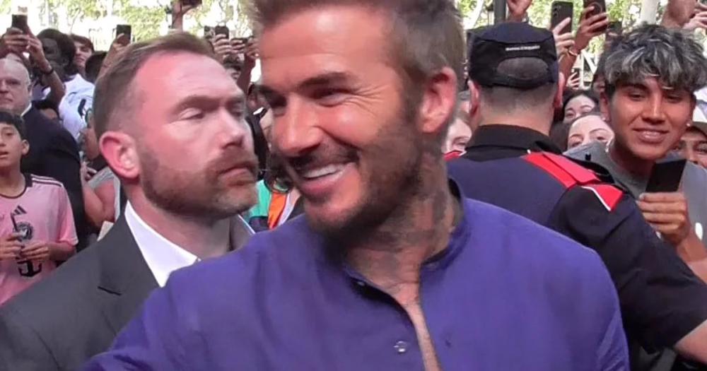 David Beckham ‘paraliza’ Barcelona en un nuevo viaje a nuestro país