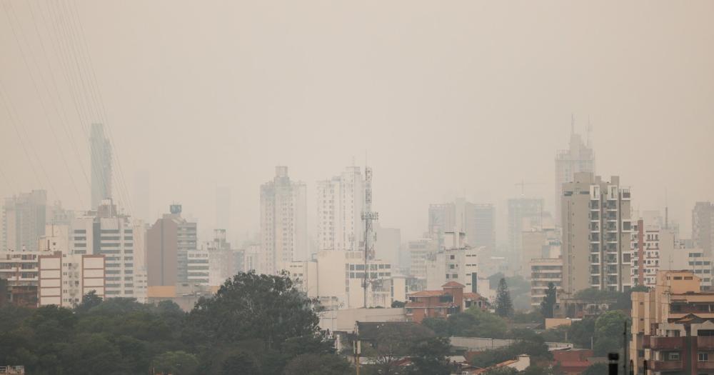 El Servicio Meteorológico Nacional lanzó un alerta para este lunes por la presencia de humo