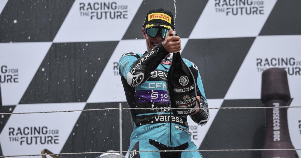 El colombiano David Alonso, campeón del mundo de Moto3