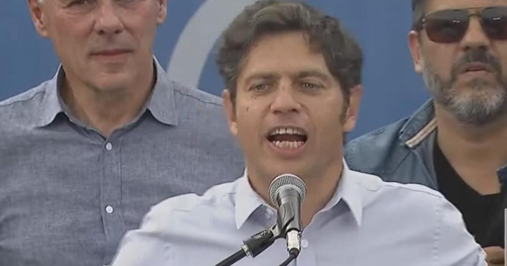 Sin Cristina Kirchner, Axel Kicillof encabezó un acto por el Día de la Lealtad peronista: “Este desastre de Milei no dura para siempre”