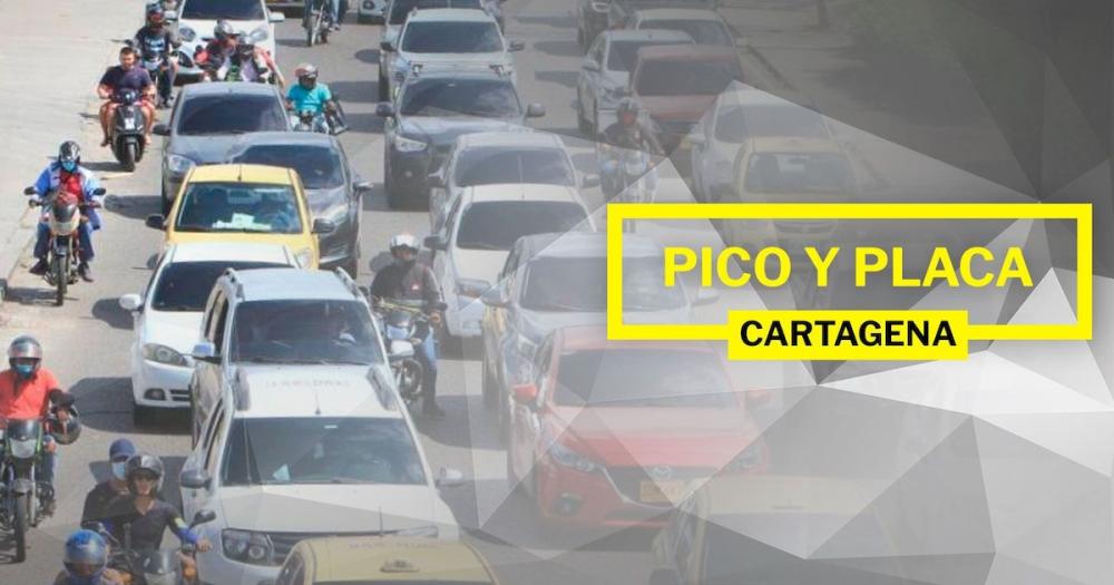 Tenga en cuenta: así regirá el Pico y Placa en Cartagena este lunes 27 de enero