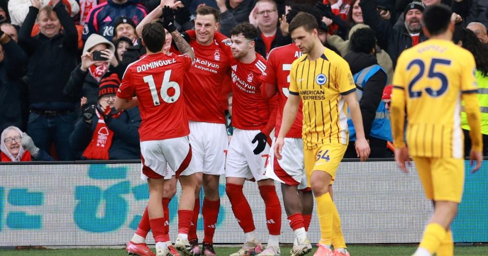 Nottingham Forest, furor en la Premier League: el equipo de Robin Hood cumple su destino, goleó 7-0 al Brighton y le pelea a los más ricos