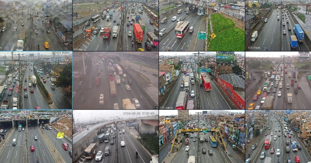 Congestión total en la Vía de Evitamiento: conductores atrapados  por cierres policiales