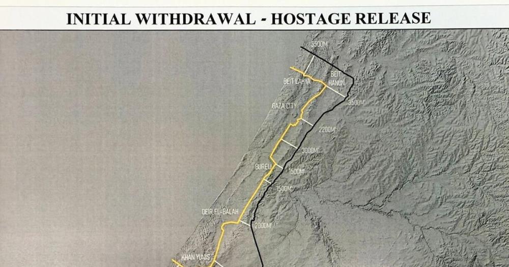 Trump anuncia que Israel ha aceptado una primera línea de retirada de las tropas