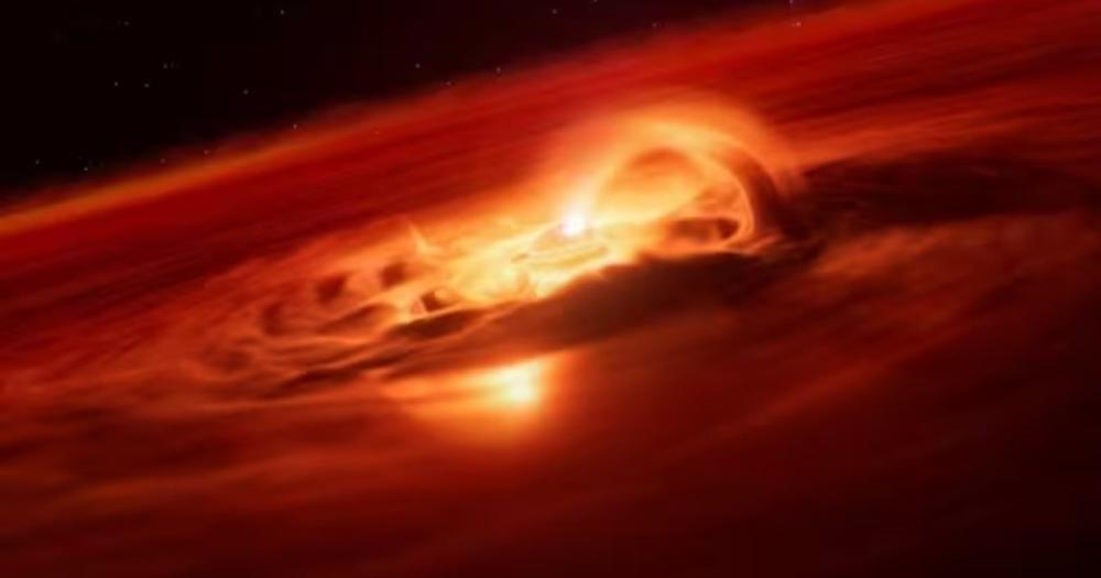 Descubren un planeta que ya absorbió 6.000 millones de toneladas de gas y polvo