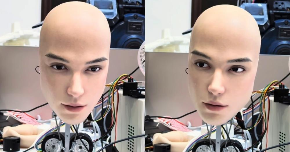 Una empresa china desarrolló un robot facial hiperrealista capaz de imitar expresiones humanas