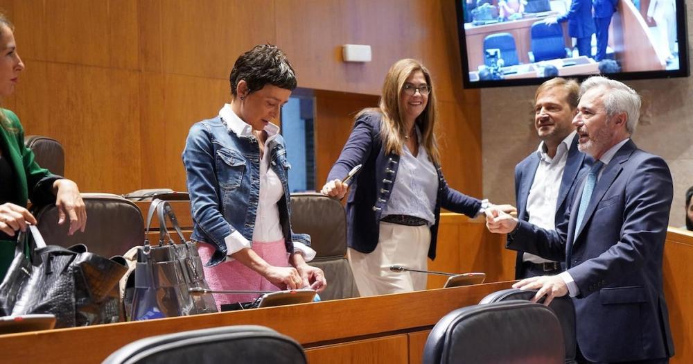 Azcón dice que Feijóo habló del Tajo-Segura y que “si no hay agua nunca habrá trasvase”