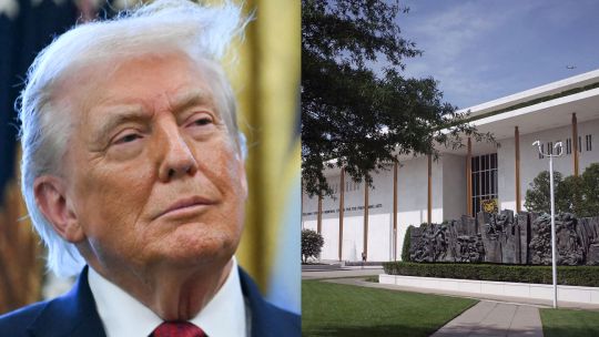 El famoso centro cultural Kennedy Center, en Washington fue rebautizado “Trump-Kennedy Center”