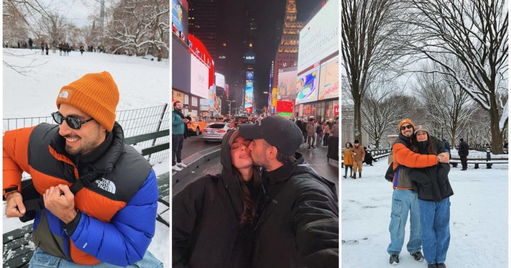 La profunda reflexión de Nicolás Occhiato, en medio de sus vacaciones con Flor Jazmín Peña en Nueva York